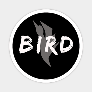 BIRD, logo with inscription Magnet